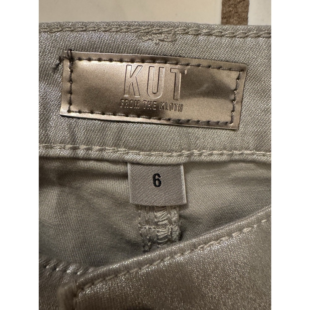 NWT Kut From The Kloth Charlize Coated Cigarette Leg Jeans Size 6 - Picture 10 of 16